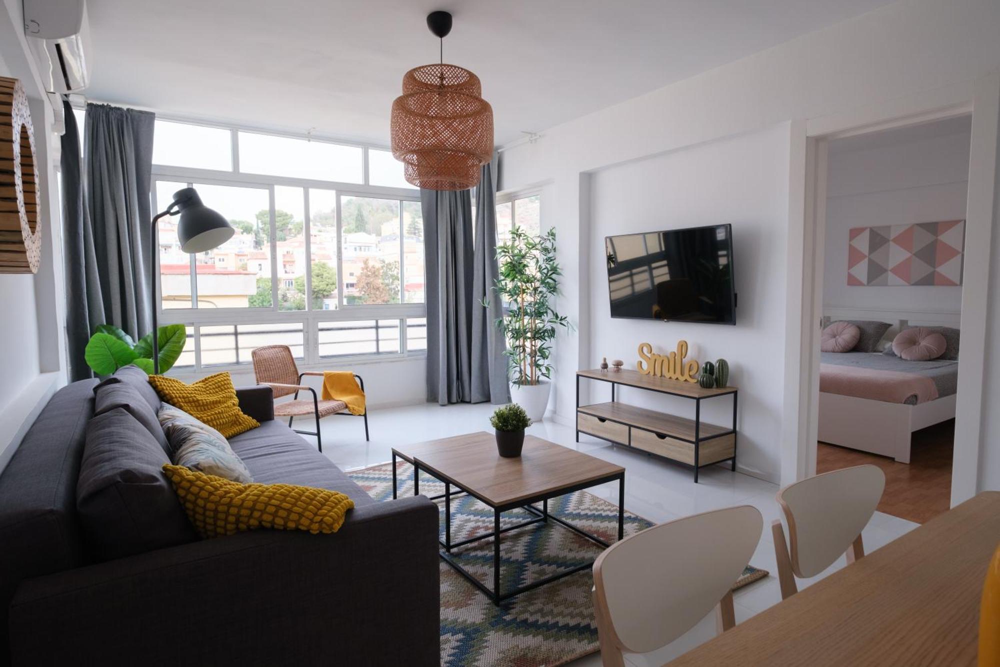 מאלגה Wonderful Central Apartment Panoramics Views Wifi מראה חיצוני תמונה